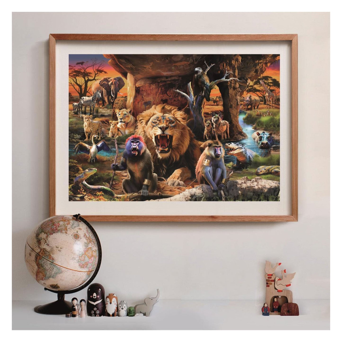 Clementoni legpuzzel the tribal society - 1500st.