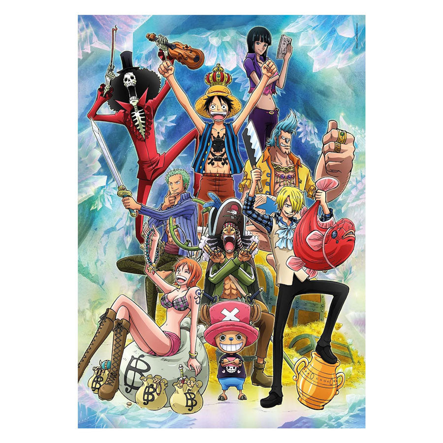 Clementoni - rompecabezas - 1000 piezas - one piece - anime - serie de alta calidad