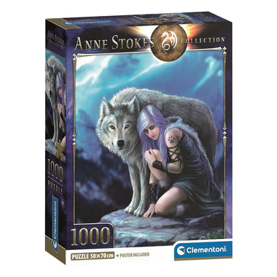 Clementoni - puzzle - 1000 pezzi - Anne Stokes Protector - puzzle per adulti