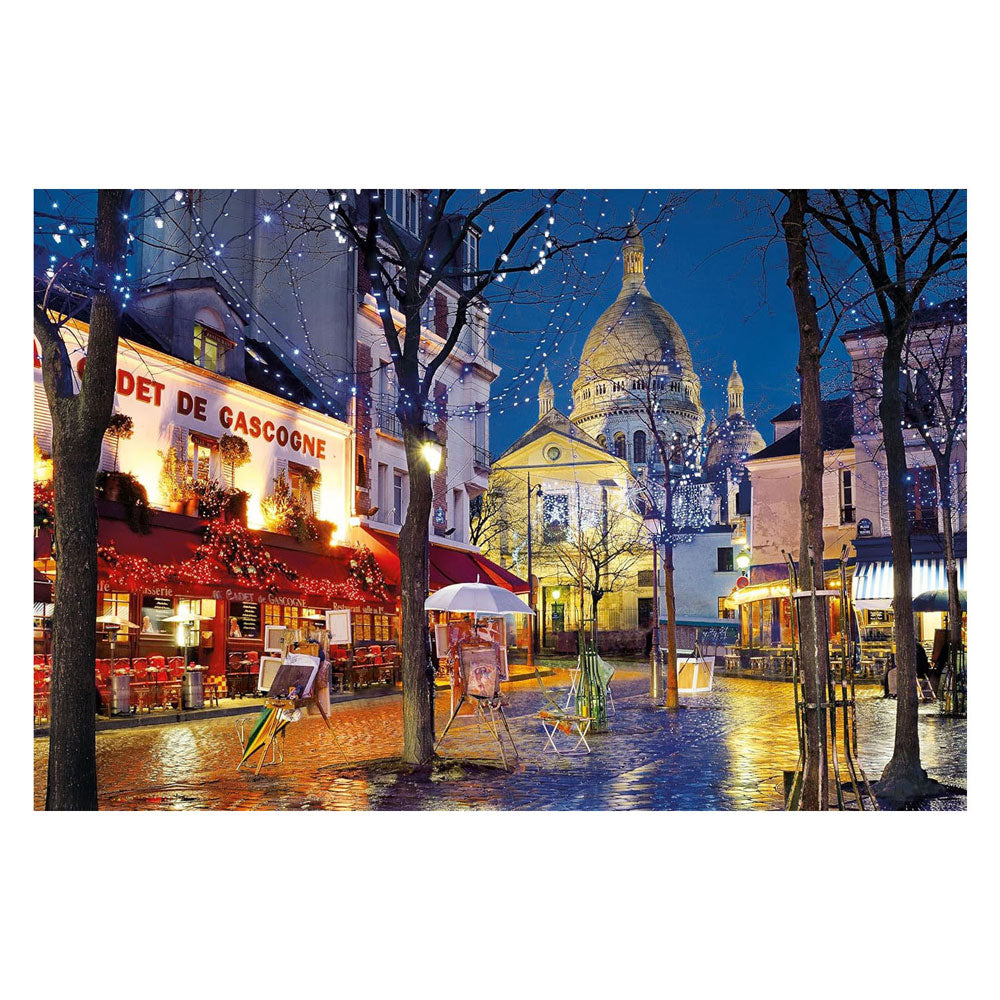 Clementoni - rompecabezas - 1500 piezas - paris montmartre - rompecabezas para adultos