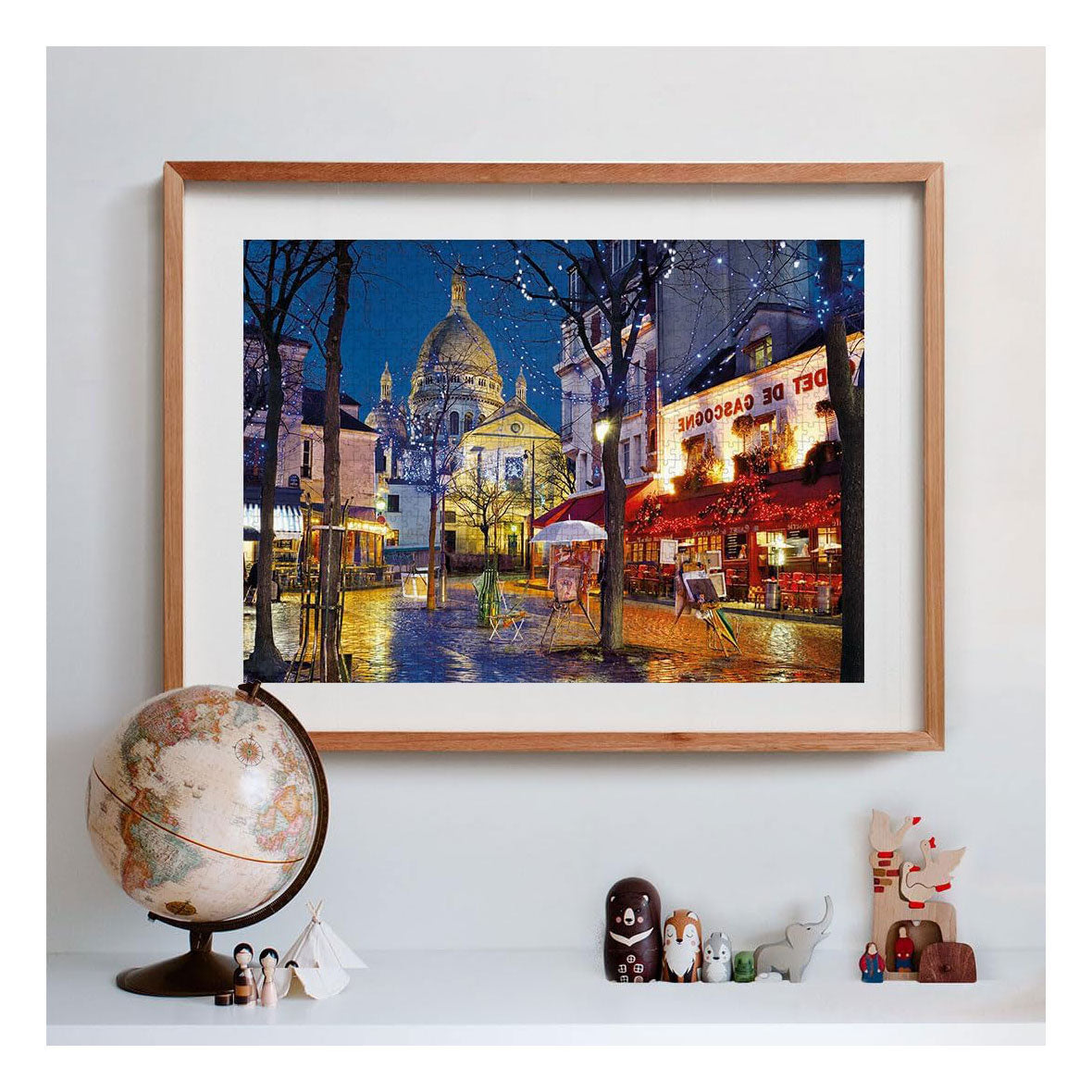 Clementoni - rompecabezas - 1500 piezas - paris montmartre - rompecabezas para adultos