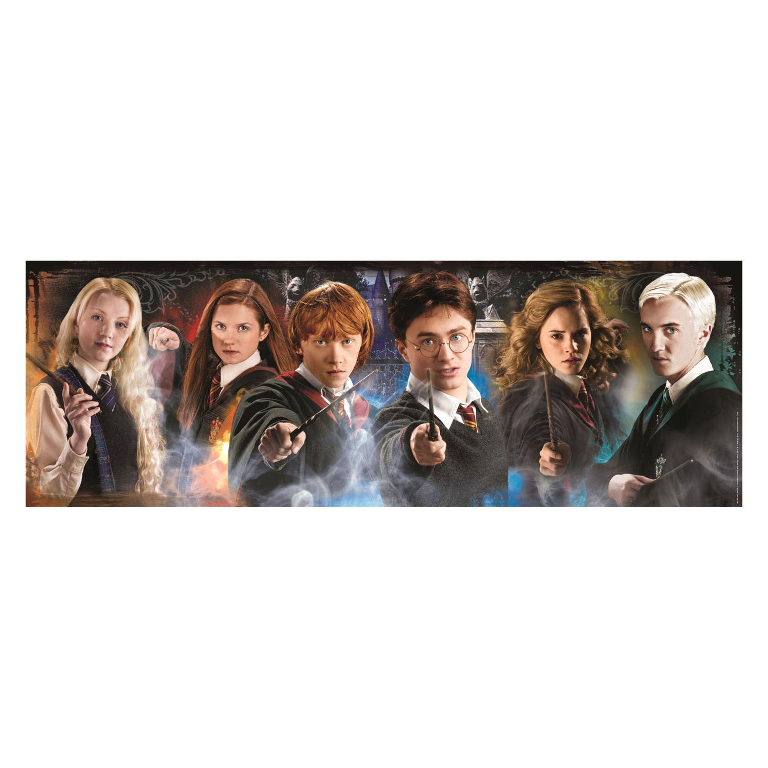 Clementoni - rompecabezas - 1000 piezas - panorama de harry potter