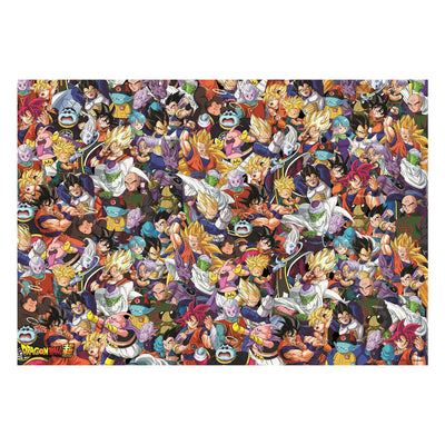Clementoni - puzzle - 1000 pezzi - dragon ball super - impossibile - con poster - da 14 anni