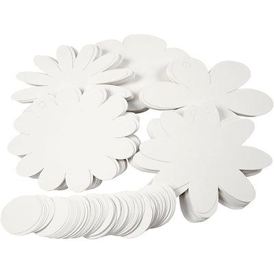 Fiori aziendali Creativ, d 20 cm, 400 g, bianco, 5x20 pezzo 1 scatola