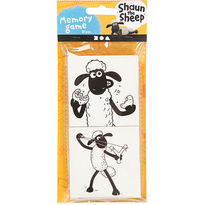Shaun, vita da pecora, gioco memory, 400 gr, 15 set 1 scatola