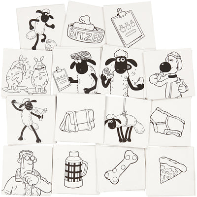 Shaun, vita da pecora, gioco memory, 400 gr, 15 set 1 scatola