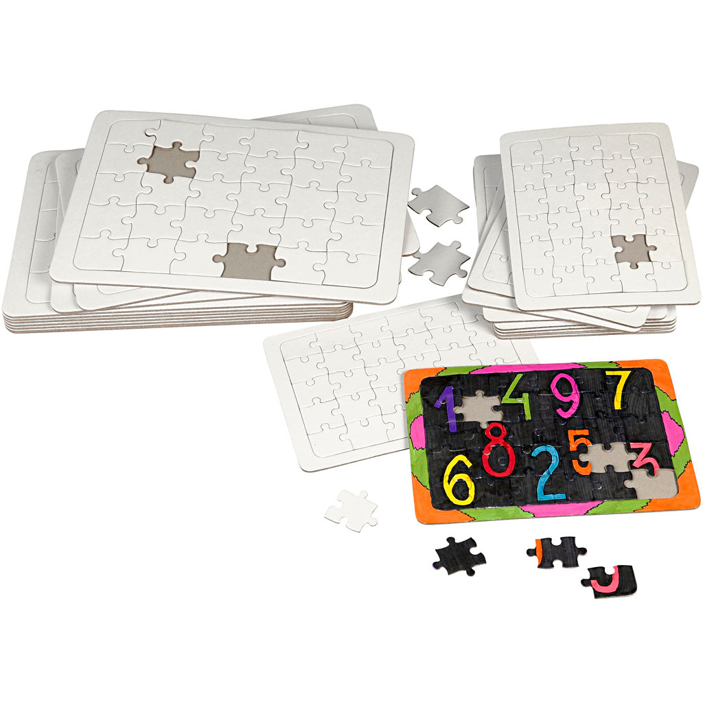 Puzzle aziendale Creativ, misura 21x30 cm, bianco, 1 pezzo