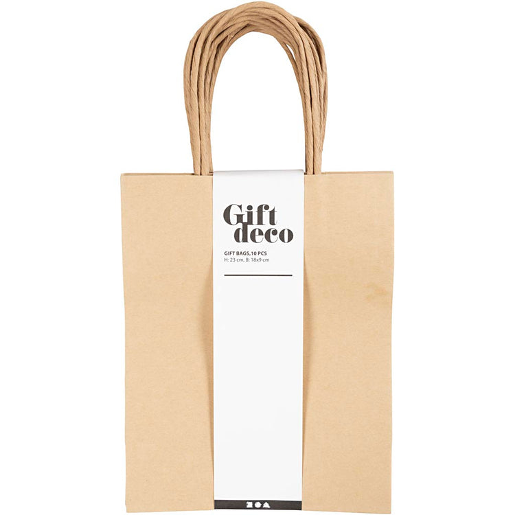 Paper bags brown, 10th.