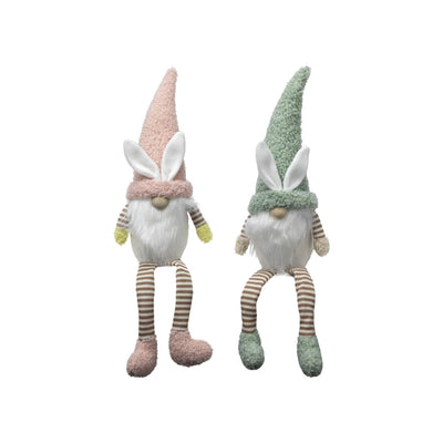 Gnomo conejito de Pascua patas colgantes 39cm