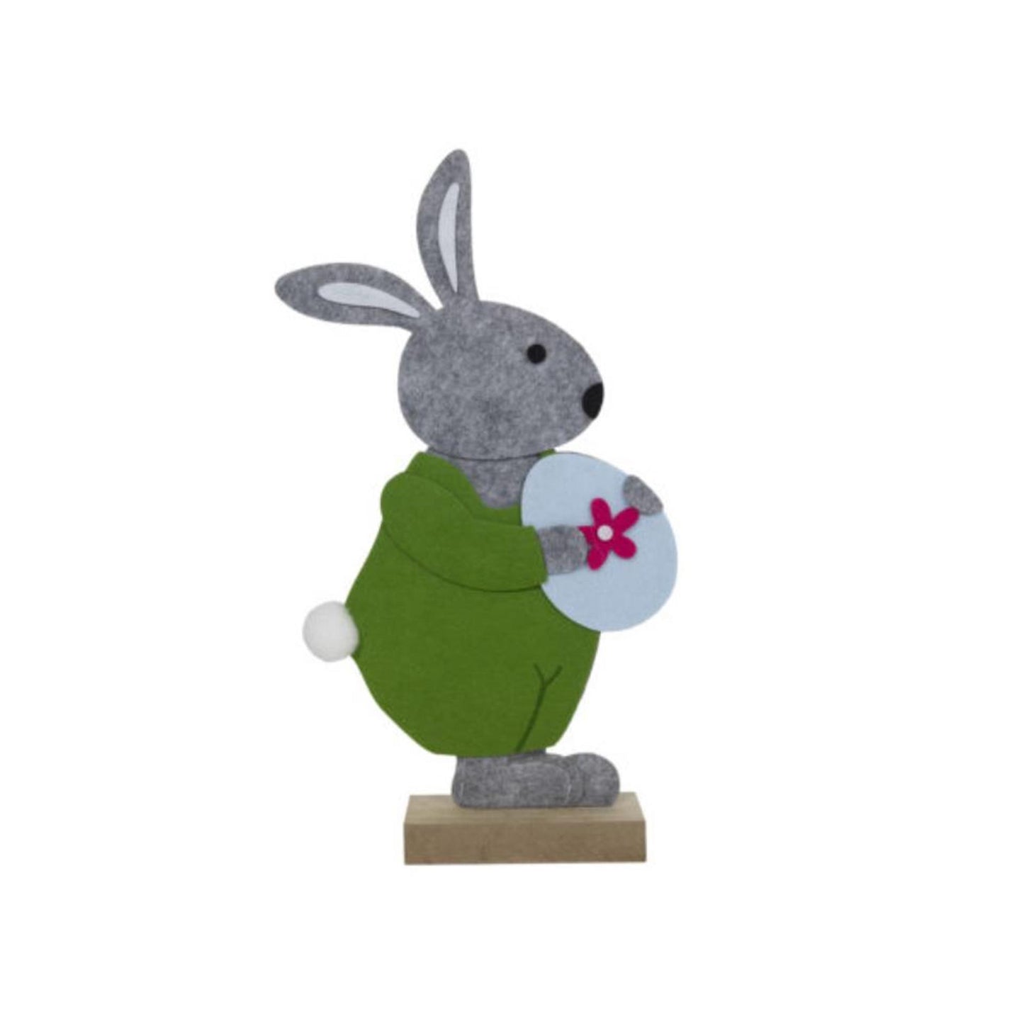 Svenska decorazione per finestra vivente in feltro, coniglietto di Pasqua con uovo 35 cm