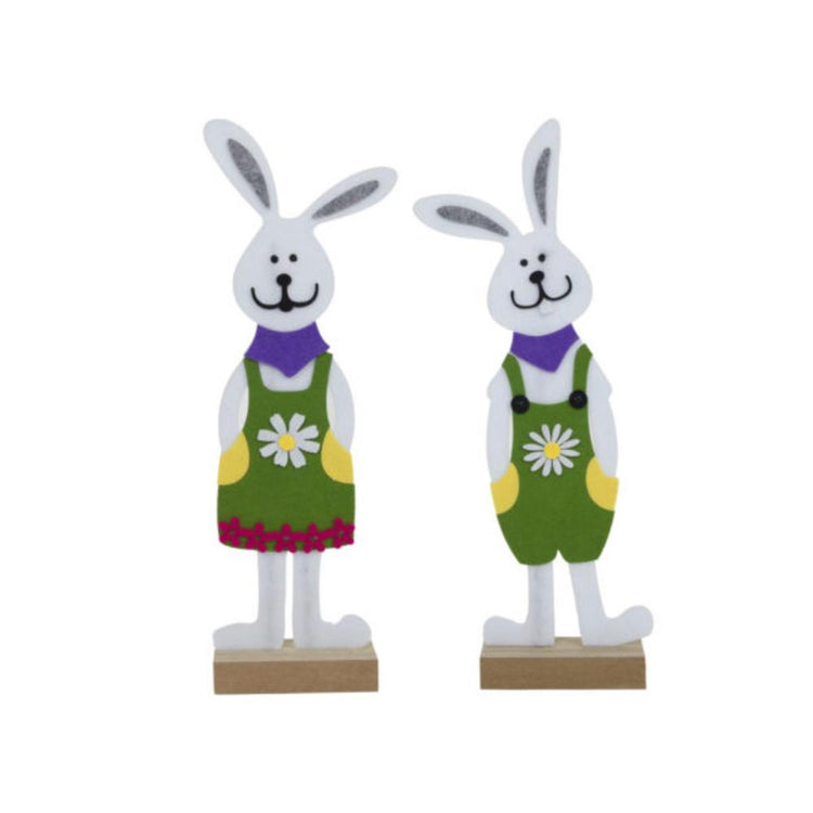 Svenska living window deco felt Easter bunny 35cm