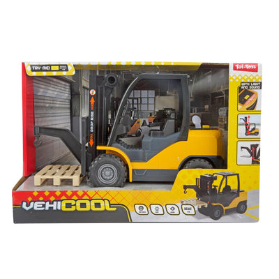 Toi-toys vorkheftruck 26cm frictie +l-g + pallet