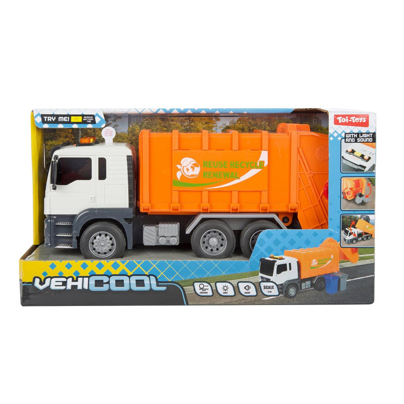 Toi-toys camion della spazzatura vehicool - 21 cm