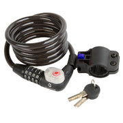 Lucchetto con cavo a spirale M-wave ds 10,18 l - afbeelding 1