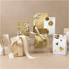 Sacchetti di carta della compagnia creativa, h: 27 cm, dim 9x15 cm, 46 gr, bianco, 100 pezzo 1 scatola