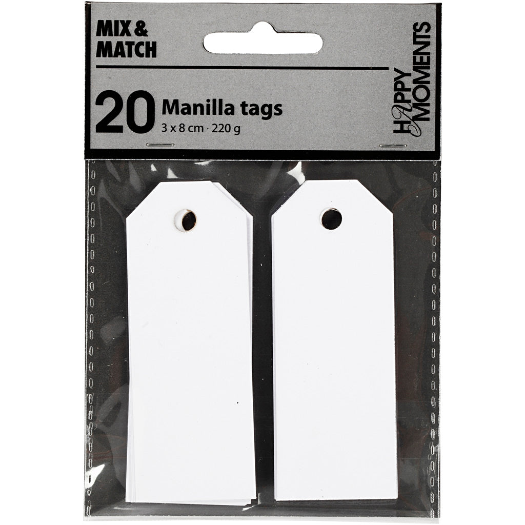 Creative Company Manilla etichetta White, 20 °.