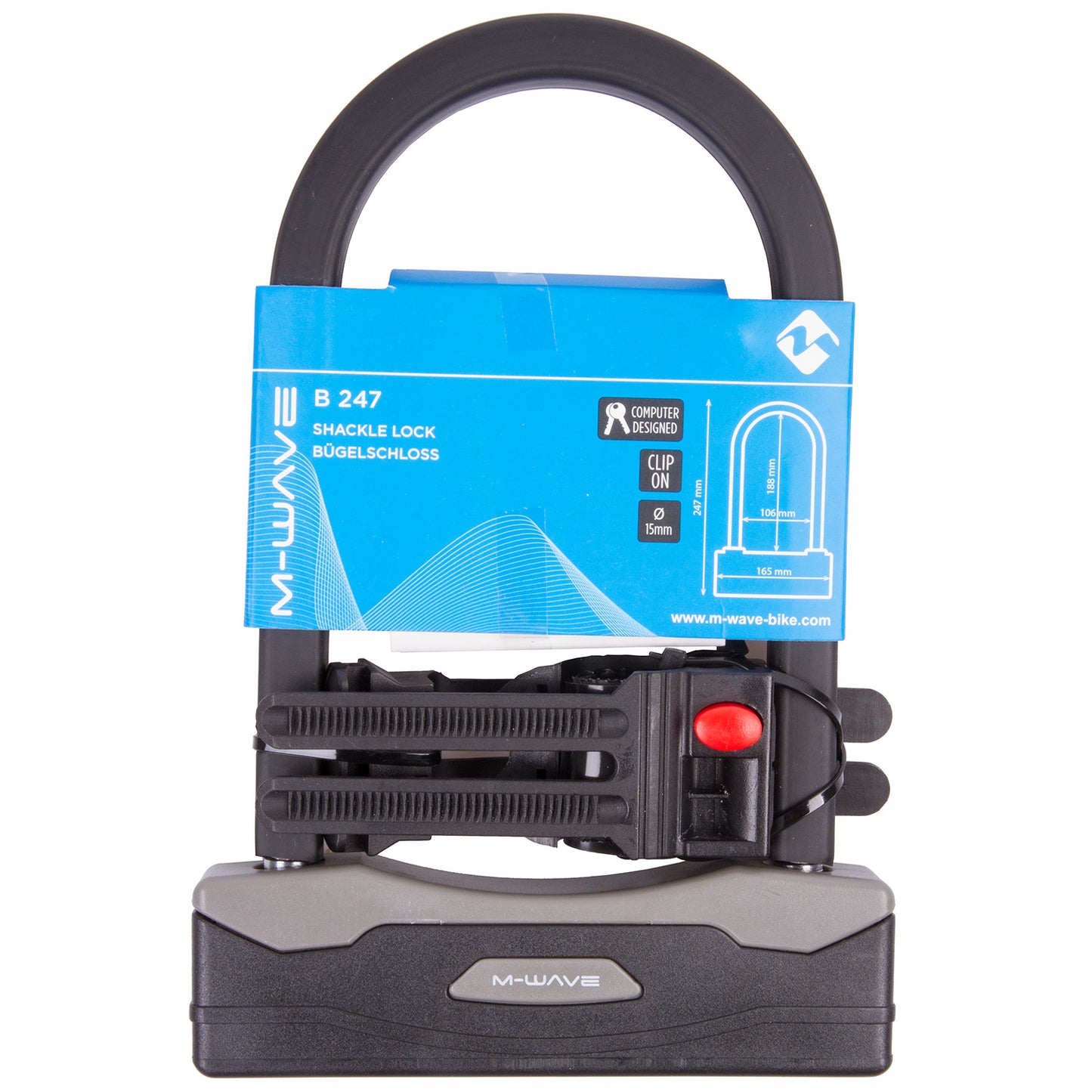 Lucchetto ad arco M-wave b 247