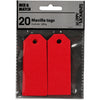 Creativ company https: www.cchobby.nl manilla-labels-afm-3x8-cm-220-gr-rood-20-stuk-1-doos