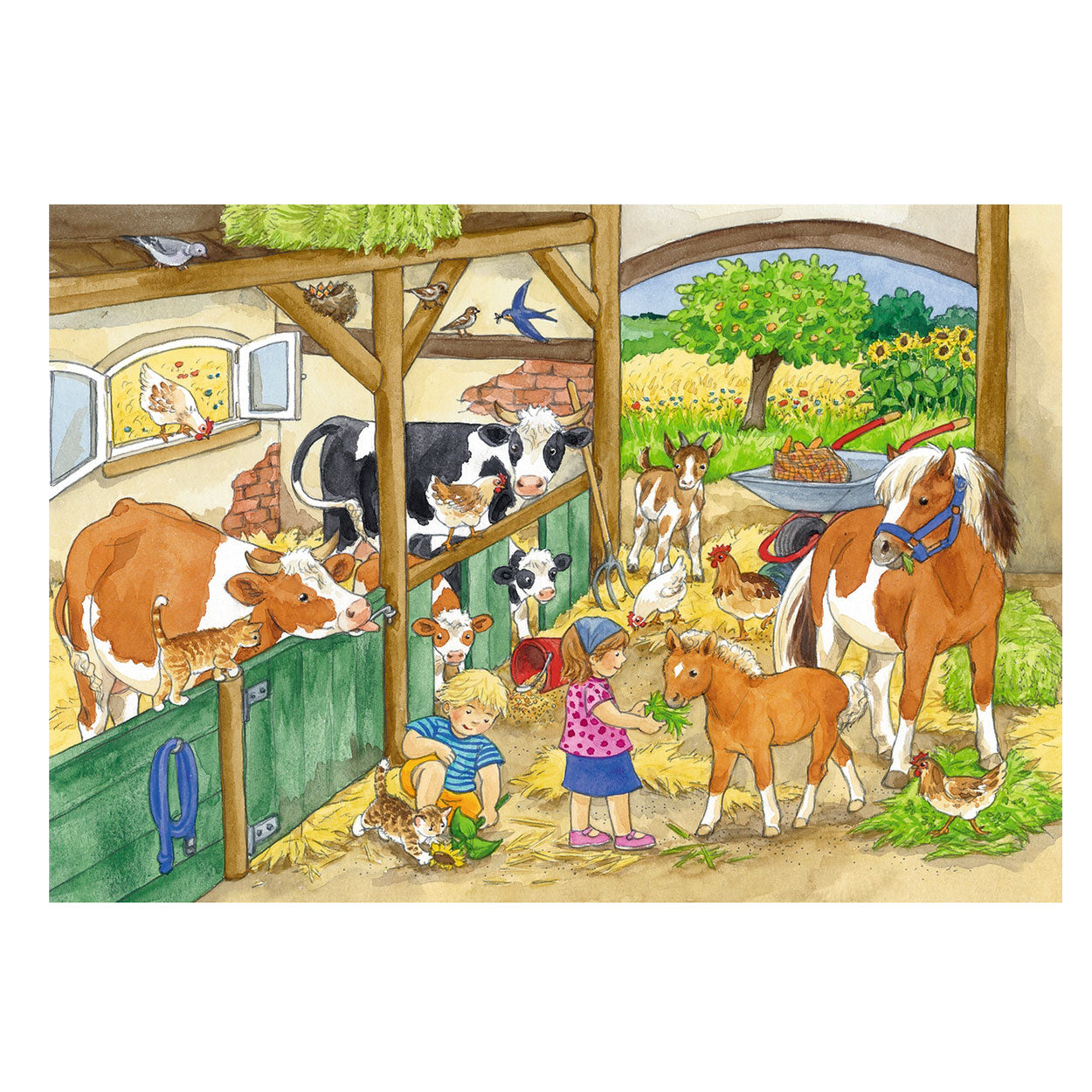 RAVENSBURGER - Allegria Farm Life 2 x 24 pezzi