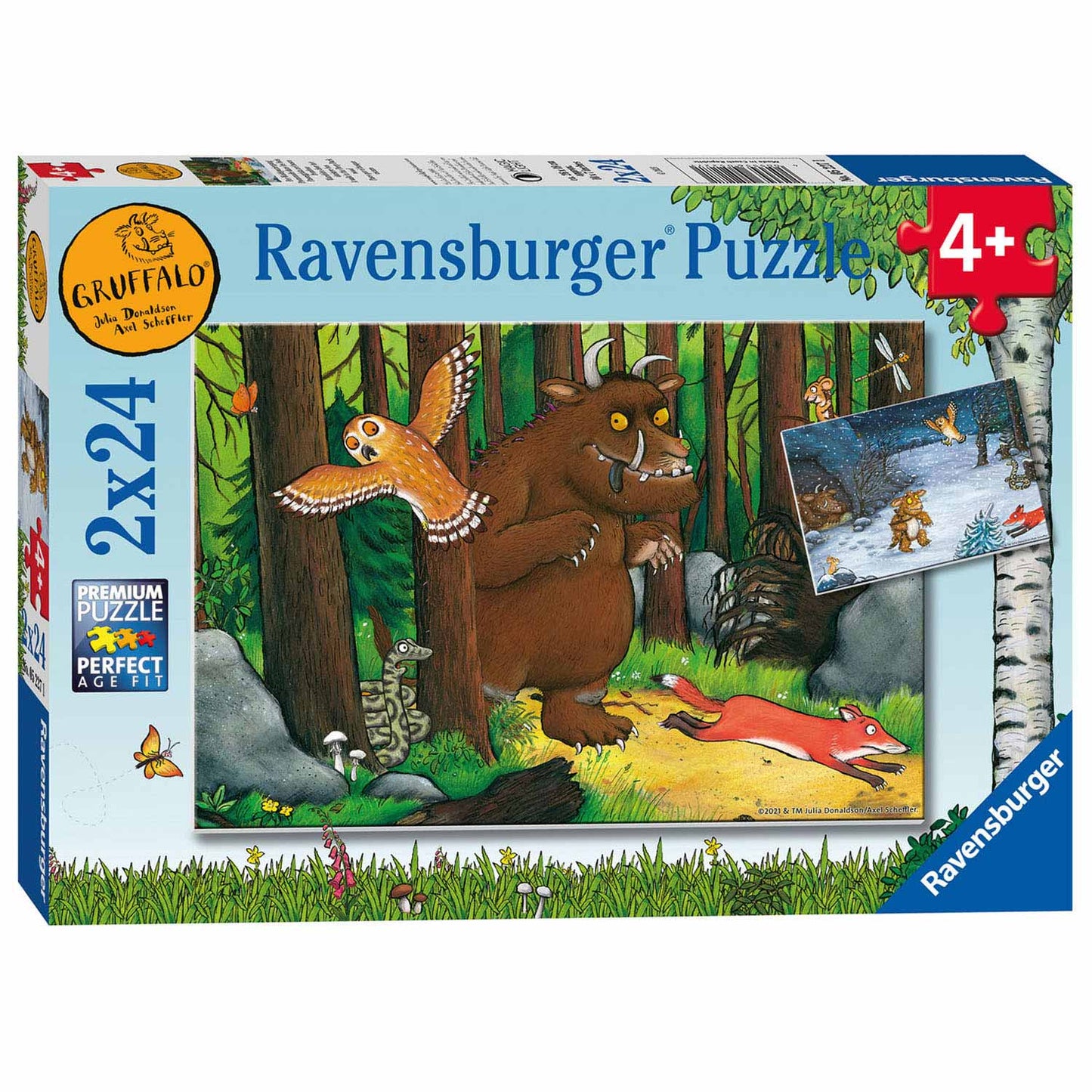 Ravensburger - De Gruffalo Puzzle 2x24 Piezas