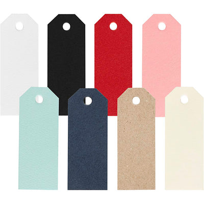Etichette manila Creative Company, misura 3x8 cm, 220 gr, 16x20 pezzo 1 scatola