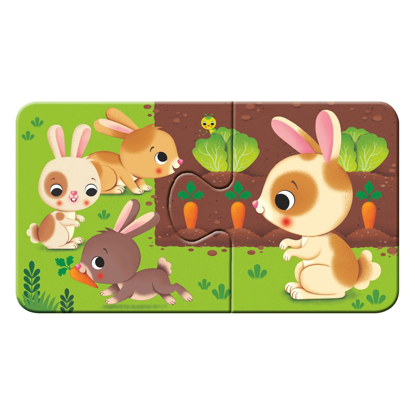 Ravensburger Dieren en hun Kleintjes Puzzel, 9x2st.