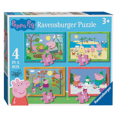 Ravensburger - Peppa Pig Seasons Puzzle 4in1