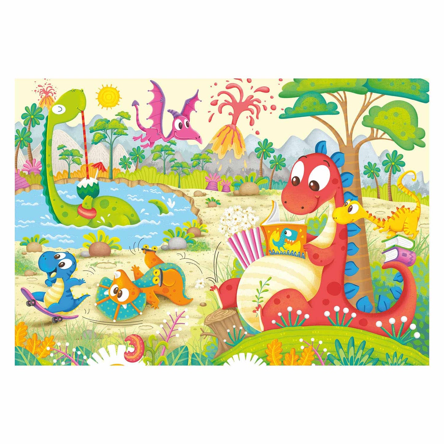 Ravensburger Levelingdinos Puzzle, 2x12st.