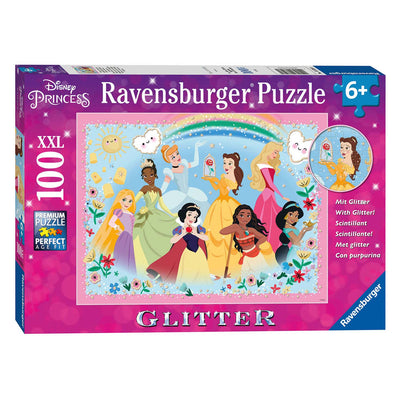 RAVENSBURGER Princess Glitter puzzle, centesimo. Xxl