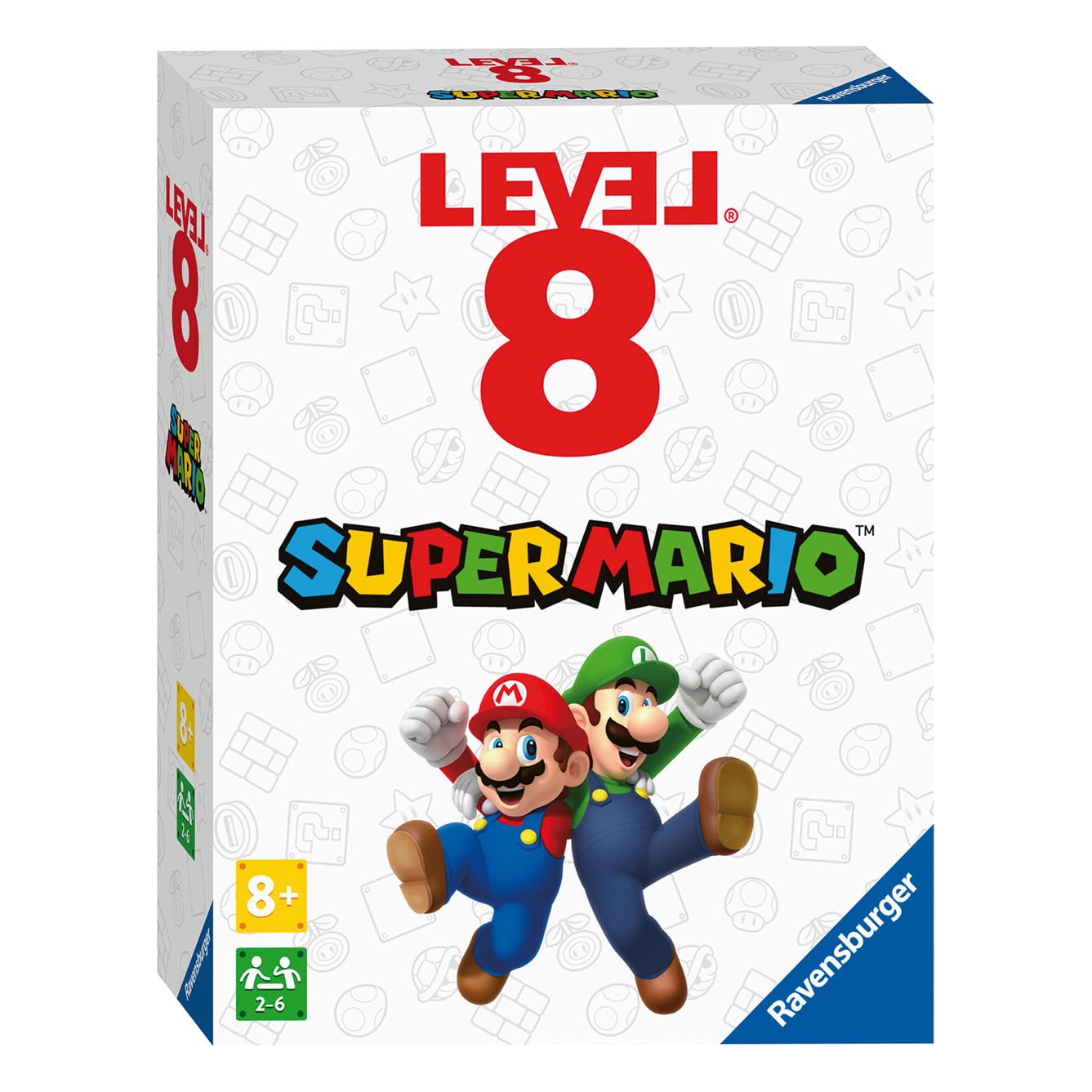 Ravensburger Nivel 8 Juego de cartas de Super Mario