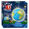 Ravensburger XXL Kinder Globe Night Edition in English 3d Puzzle, 180º.