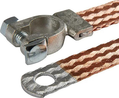 Herth+buss massaband batt.ground straps 200mm m.terminal block