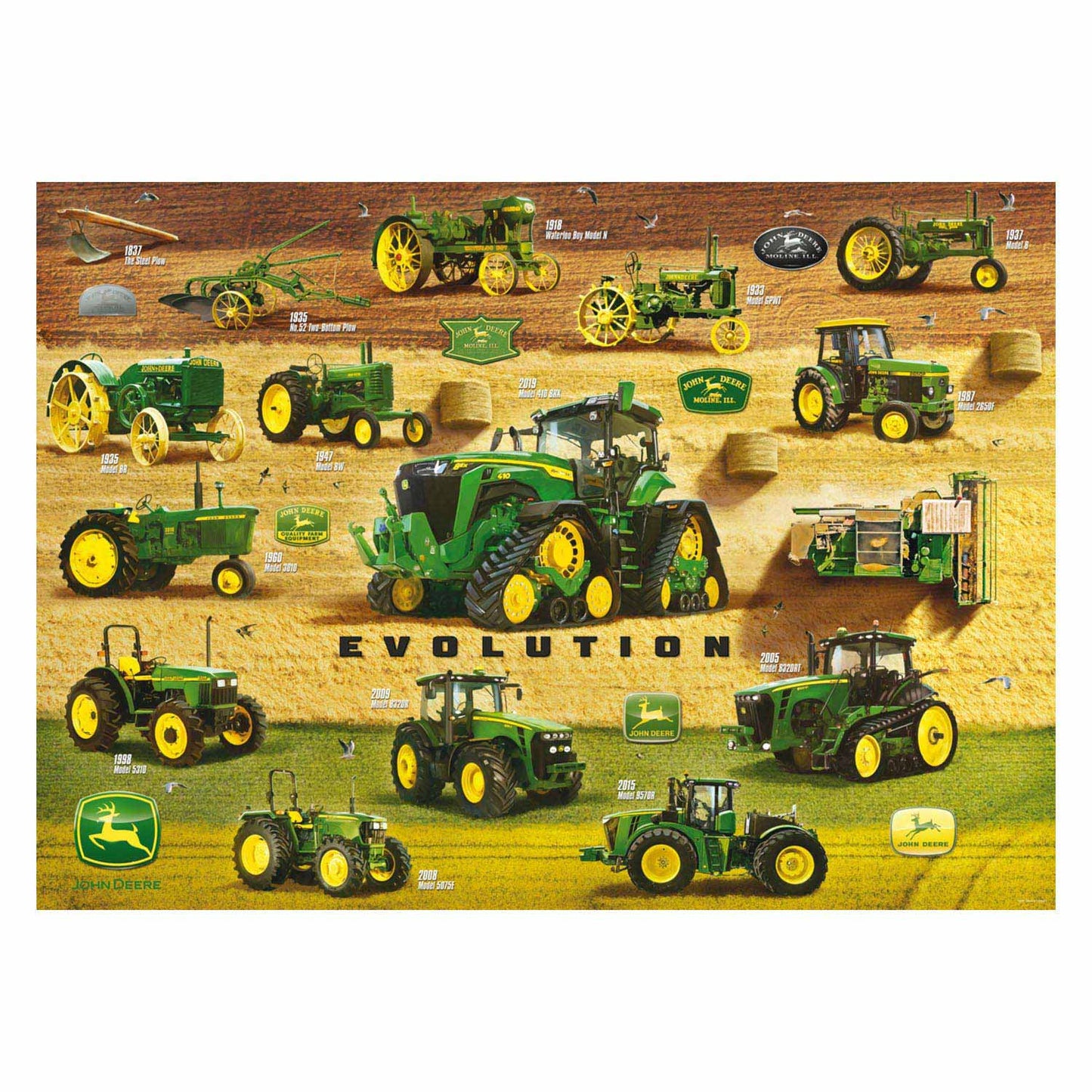 Puzzle Ravensburger The Heritage of John Deere, 1000 pezzi.