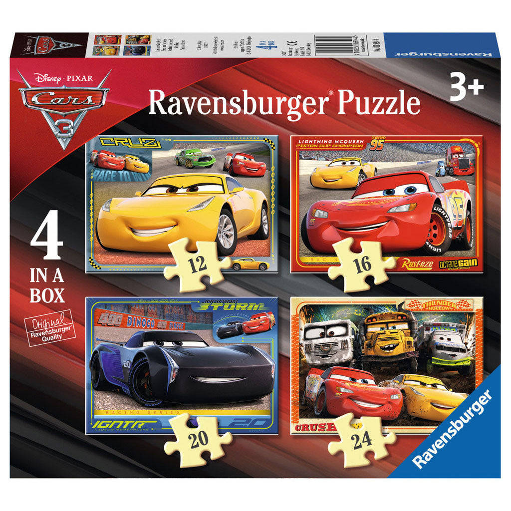 Ravensburger - auto 3 puzzle 4in1