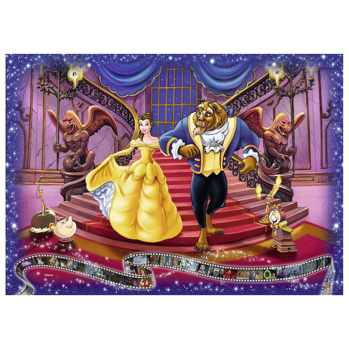 Disney Beauty the Beast Collectie Editie, 1000st.