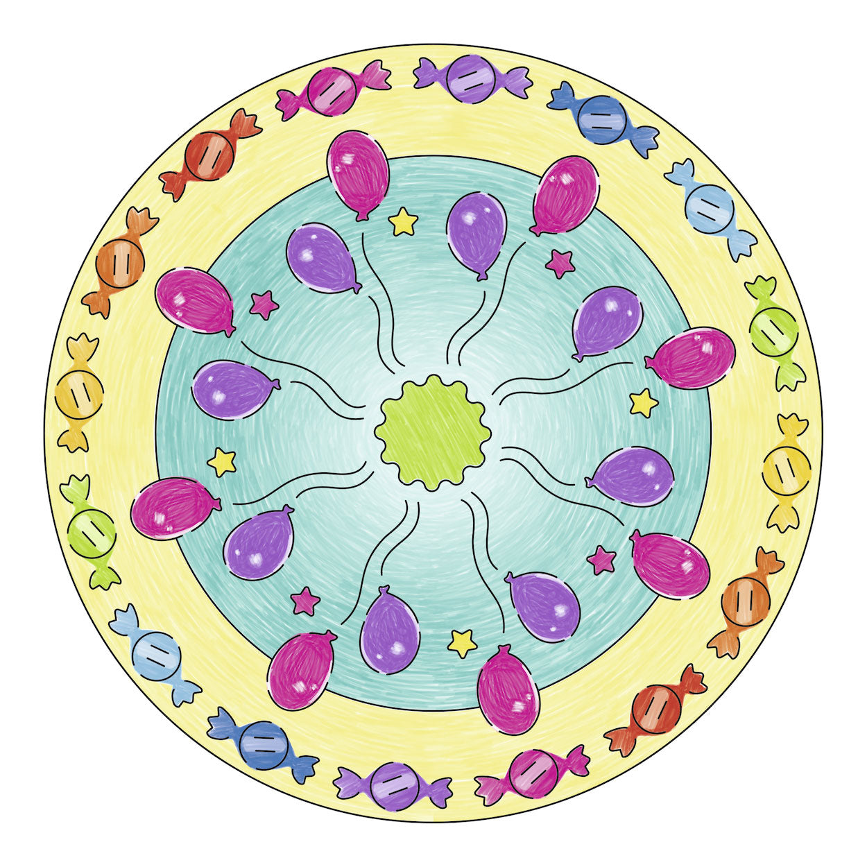 Mandala-Diseñador 2en1 - Unicornio