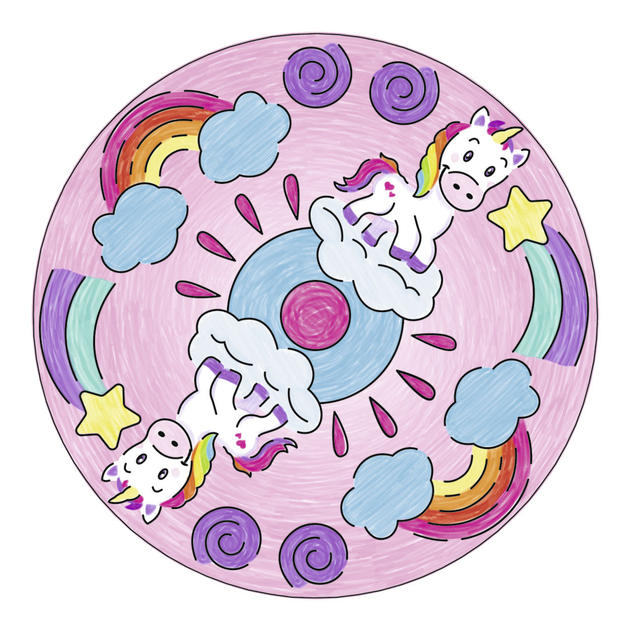 Mini Mandala Designer - Unicorno