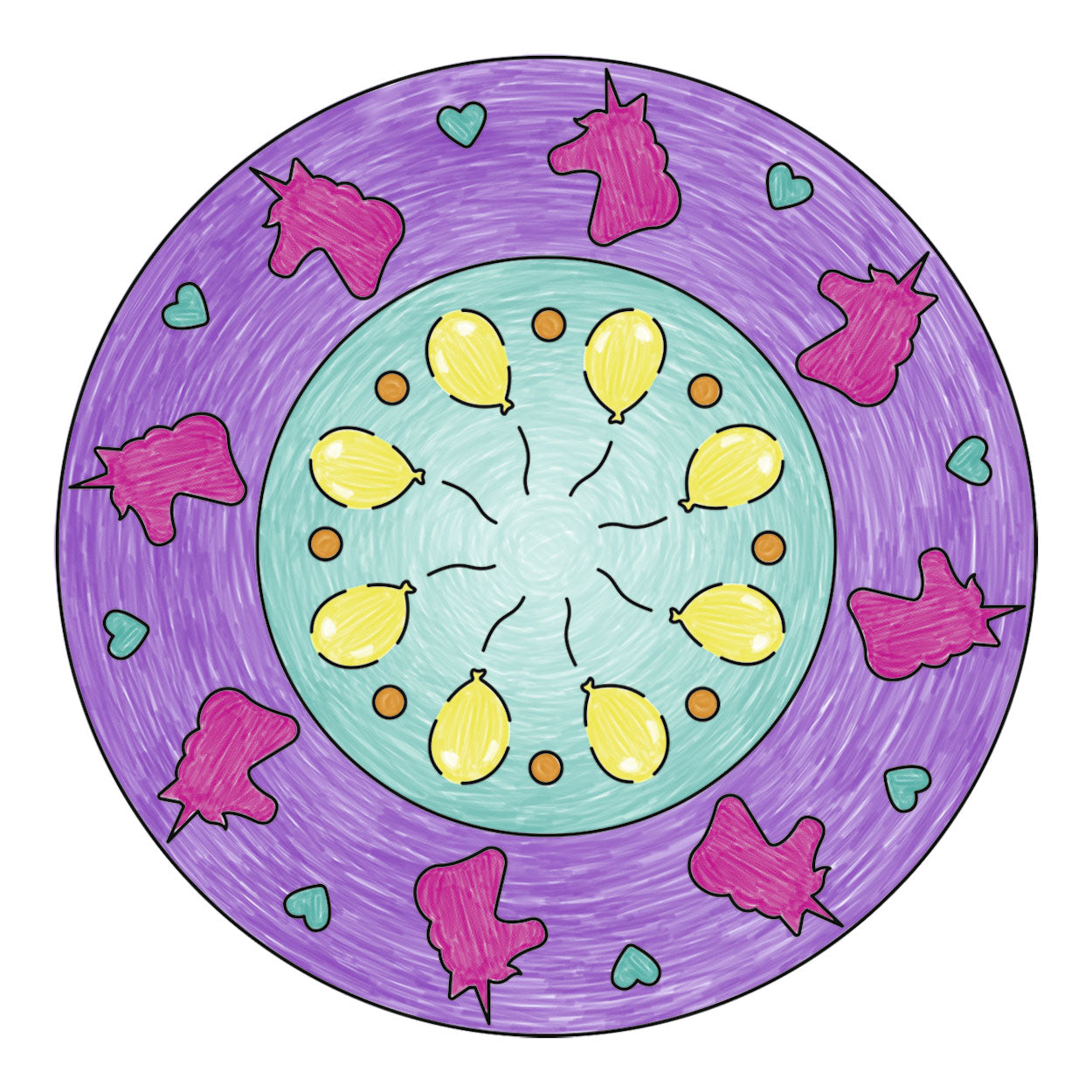 Mini Mandala Designer - Unicorno