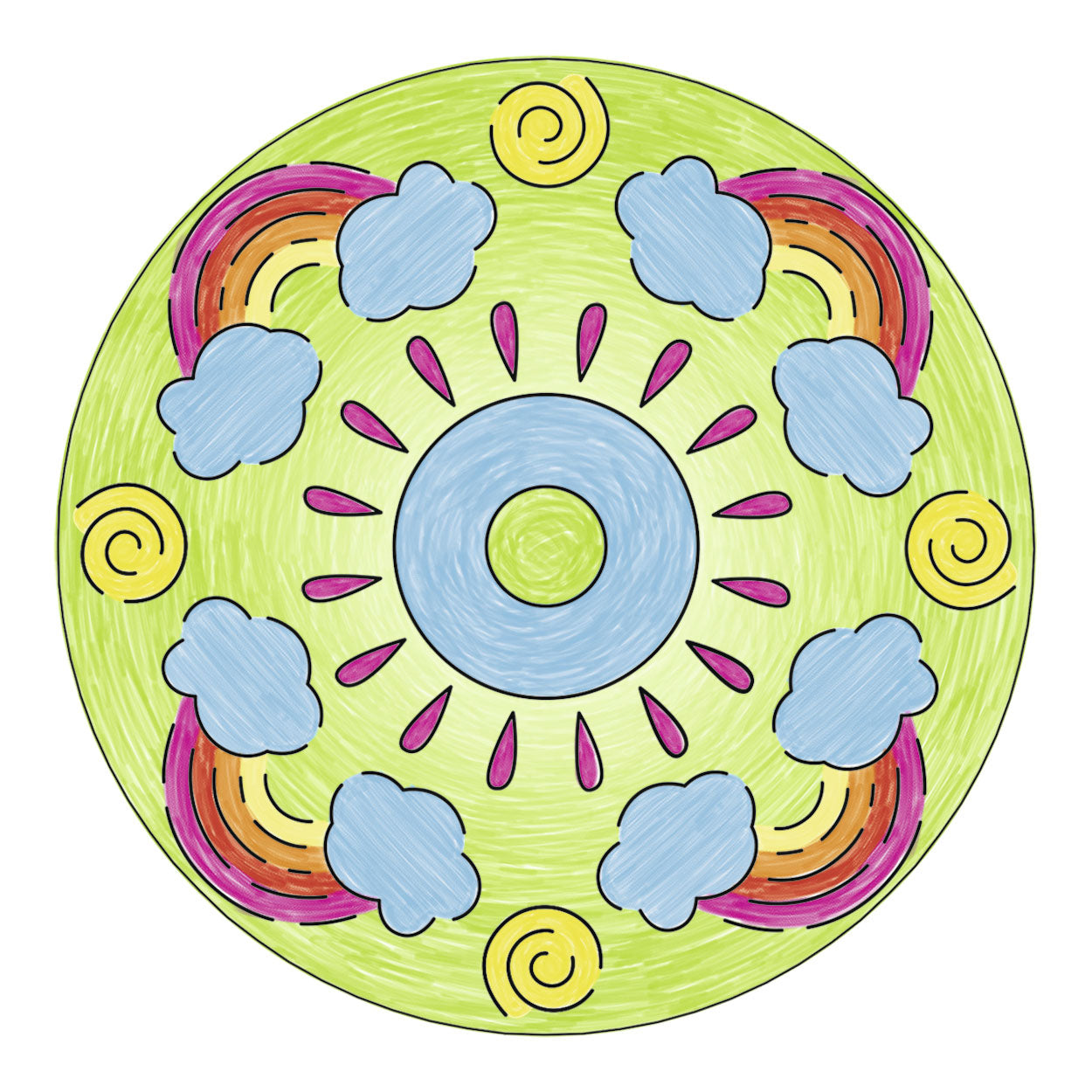 Mini Mandala Designer - Unicornio