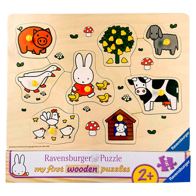 Ravensburger noppen rompecabezas en la granja 8st.