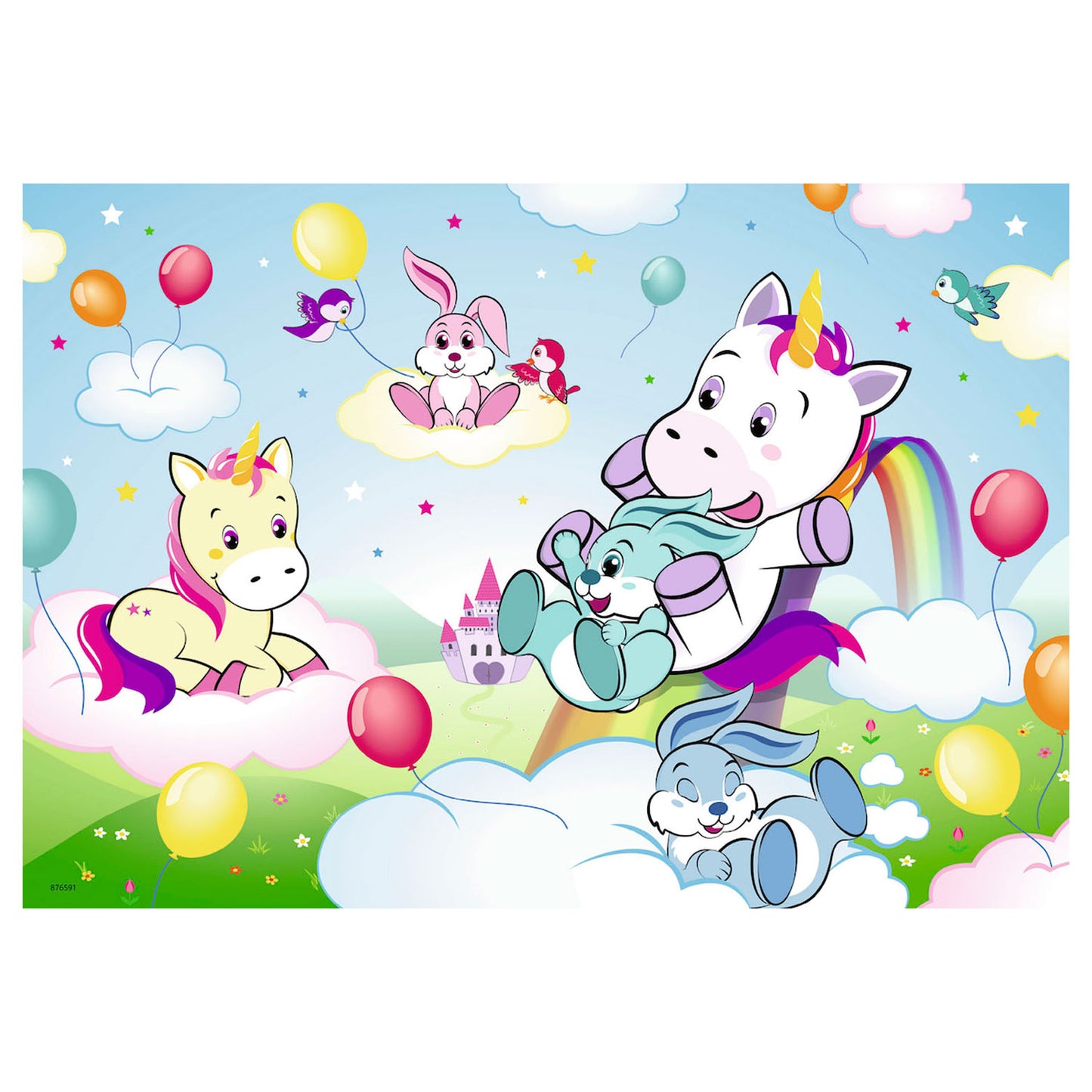 Ravensburger - Fairytale Unicorn Puzzle 2x24 pezzi