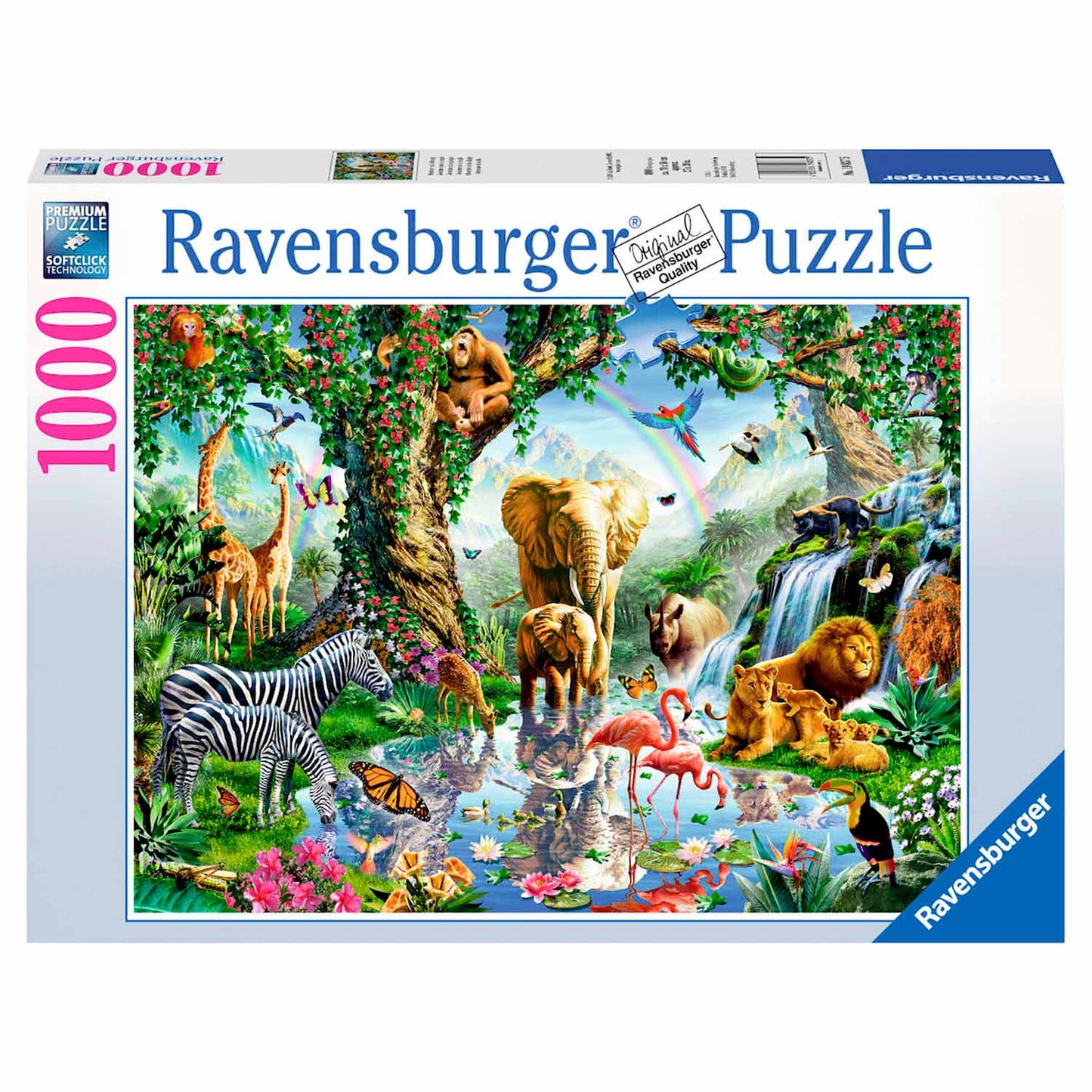 Avventure nel puzzle della giungla, 1000 °.