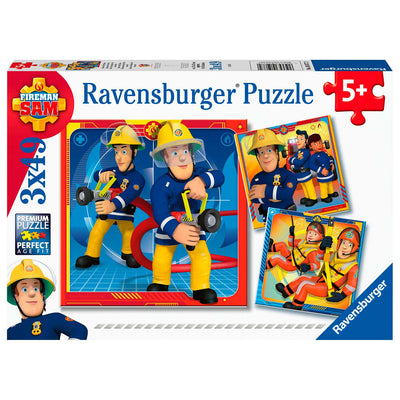 Ravensburger - Brandweerman Sam - Onze held Sam 3x49st.