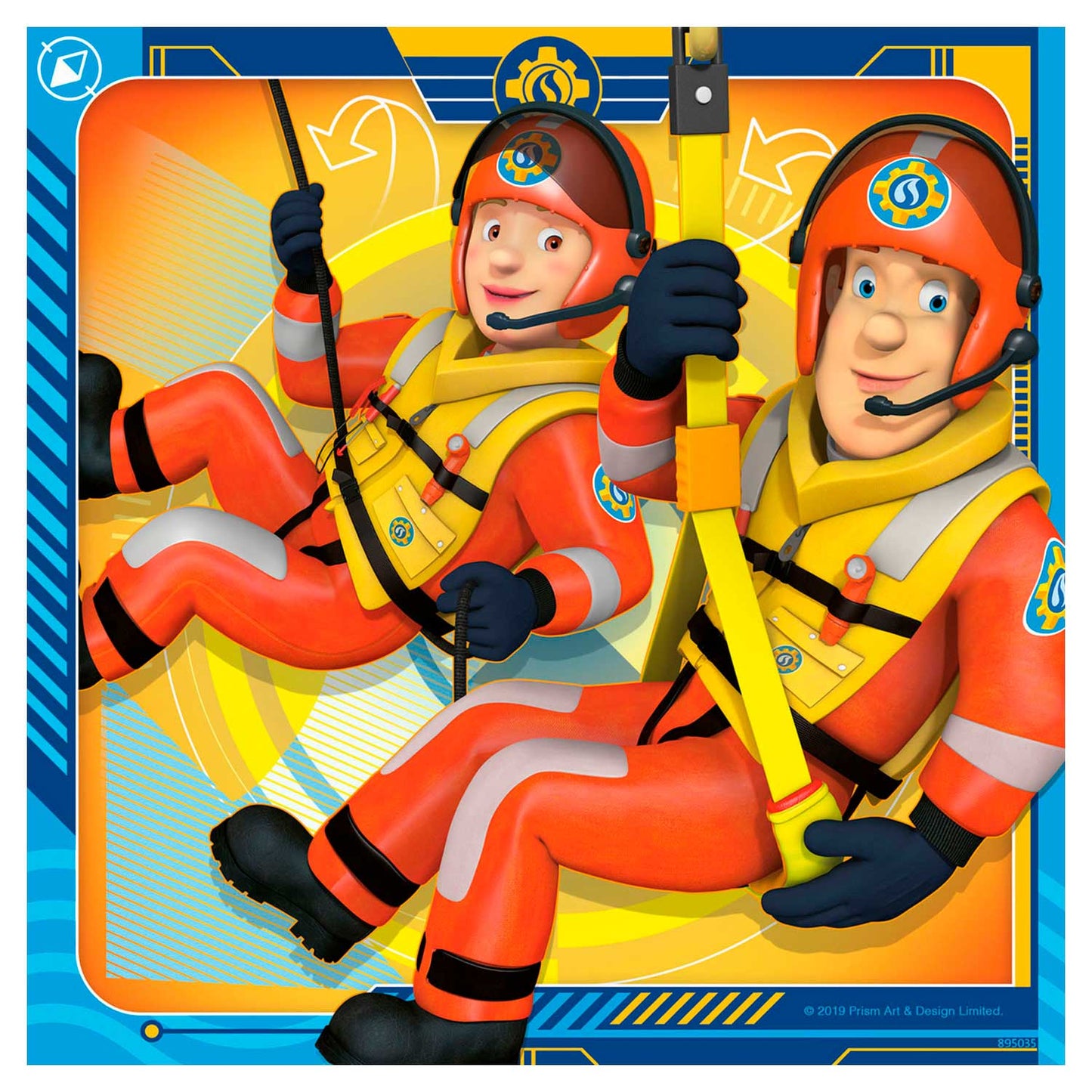 Ravensburger - Fireman Sam - Il nostro eroe Sam 3x49st.