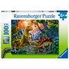 Ravensburger - Oase de los dinosaurios rompecabezas 100º. Xxl