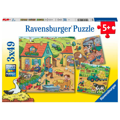 RAVENSBURGER - Nella fattoria 3x49st.