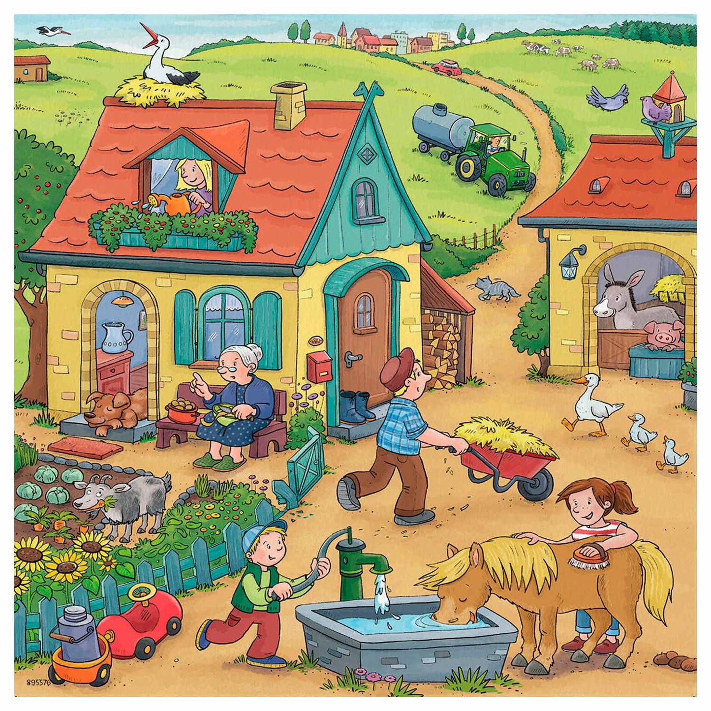 RAVENSBURGER - Nella fattoria 3x49st.