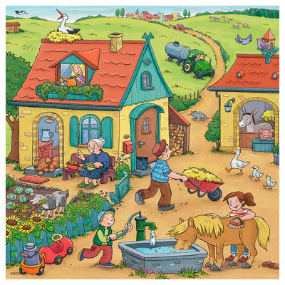 Ravensburger op de boerderij, 3x49st.