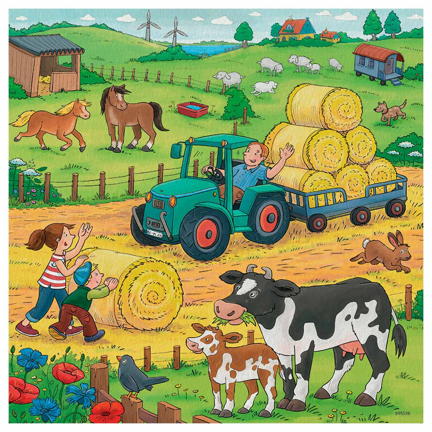 RAVENSBURGER - Nella fattoria 3x49st.