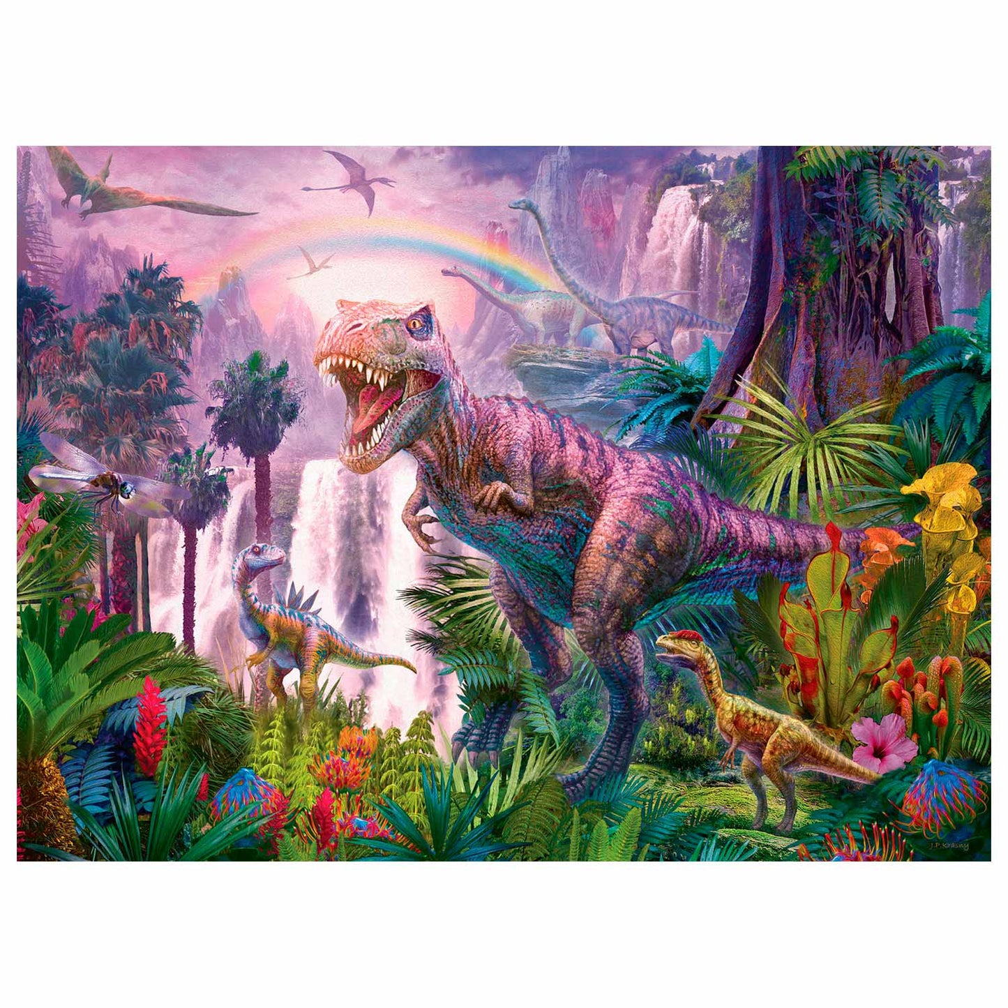 Ravensburger Land de los dinosaurios, 200st. Xxl